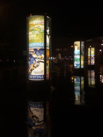 Citylight posters for the Albertina